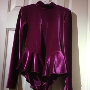 Danskin Soft Velvet ice skating dress
